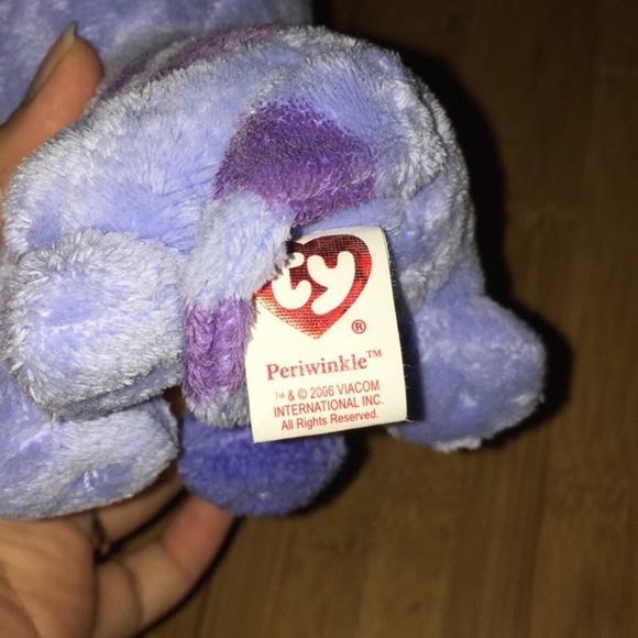 NWT Ty Beanie Babies Blues Clues Periwinkle Plush - Picture 2 of 4